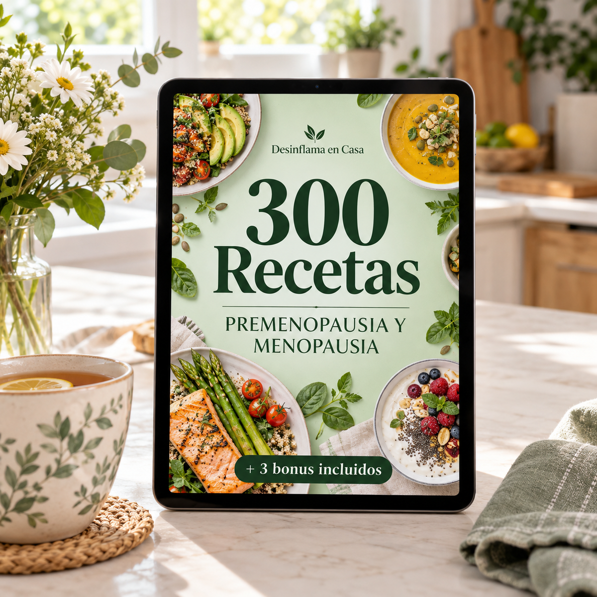 300 Recetas para Premenopausia y Menopausia