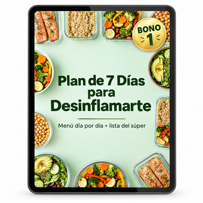 Plan de 7 días para desinflamarte🎁